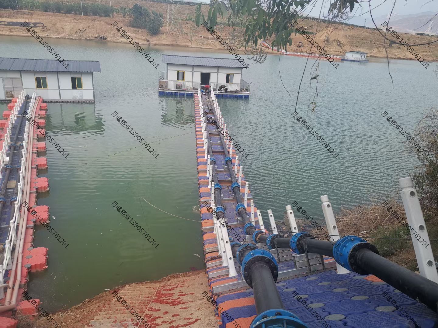 麗江金沙江水上泵房